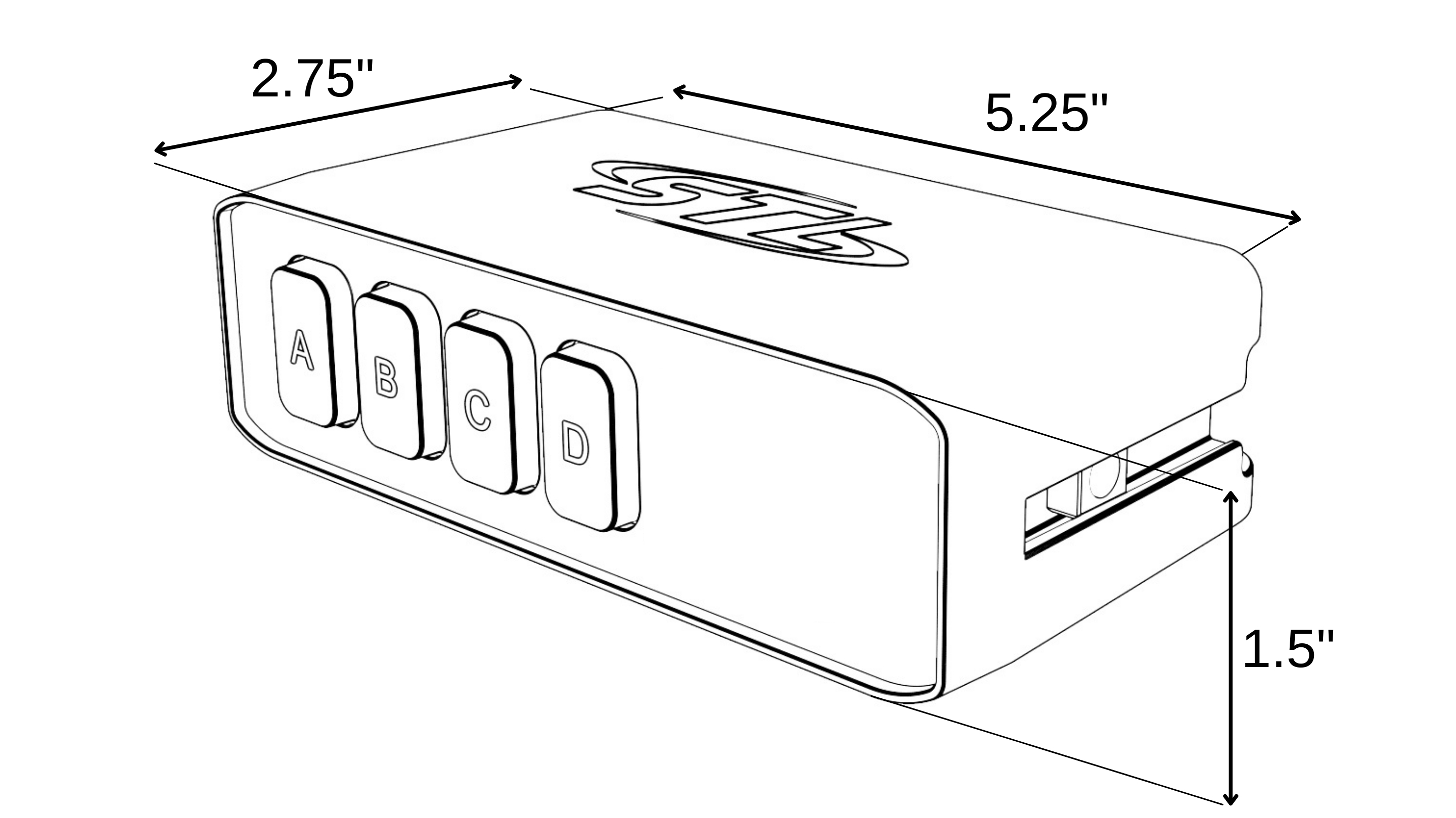Universal 4 Switch Control Box C4SCB SpeedTech Lights