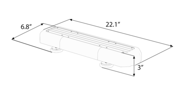 K-Force Micro 21 TIR LED Mini Light Bar - M-TKFM21