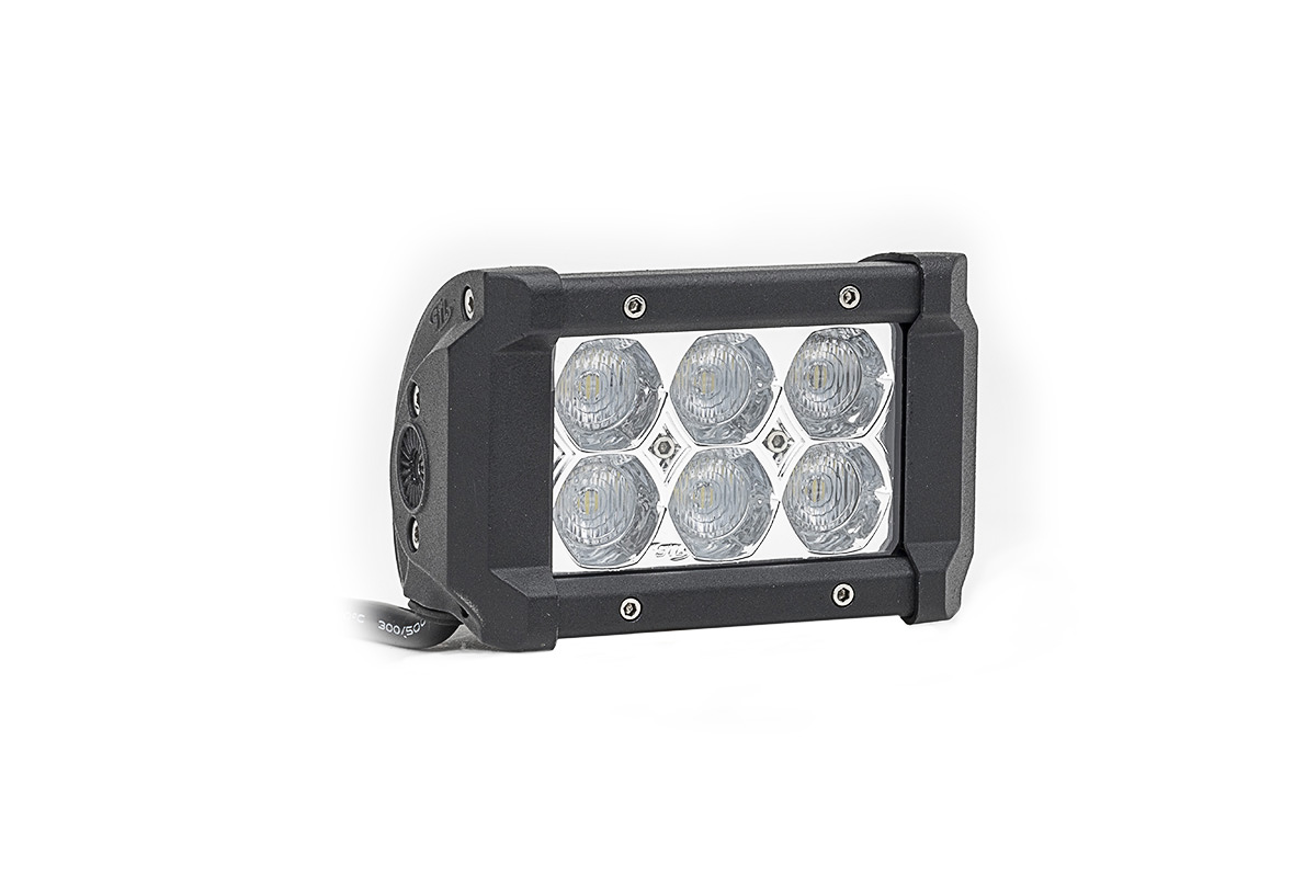 4 Pack Dual Carbine 5 Off Road Led Light Bar Stl 4 Pack Dual Carbine Floodlight 5 Inch Off Road Led Light Bar Angle View